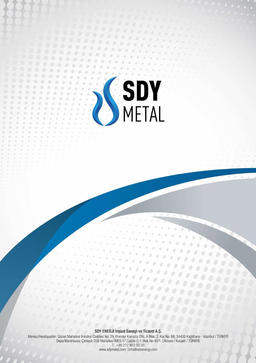 SDY Metal Piping Katalog